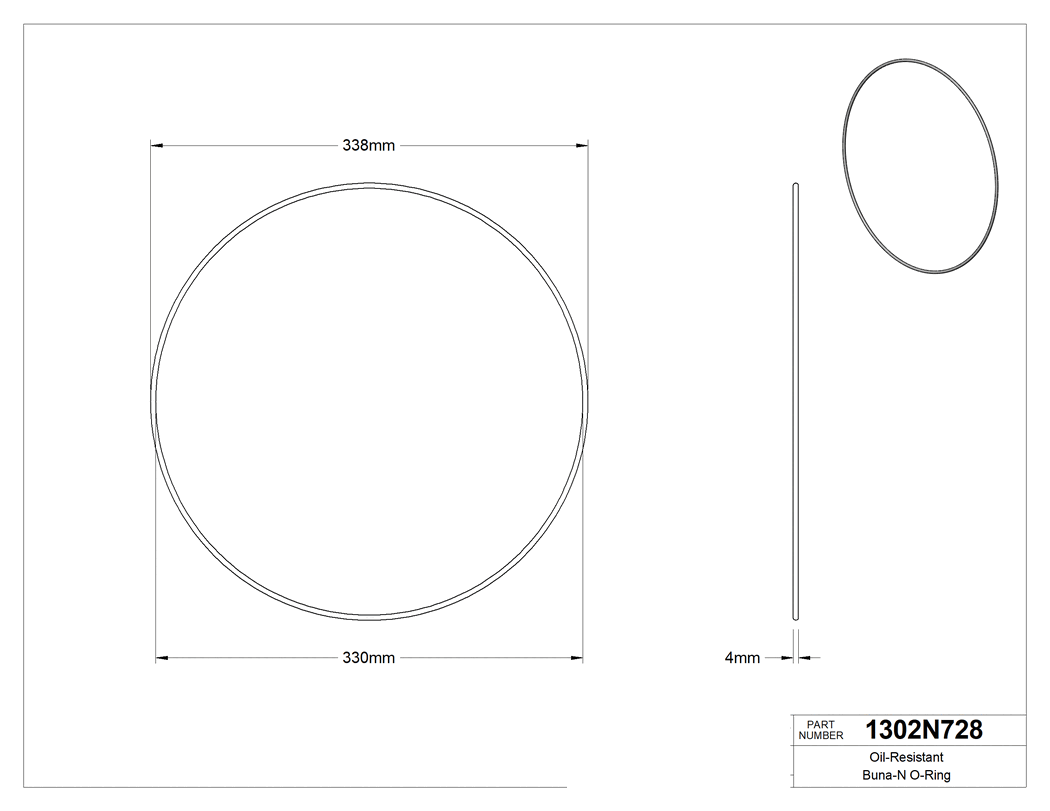 Technical drawing - 1302N728